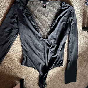 Black Victoria Secret Bodysuit